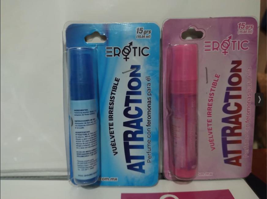 Perfume feromonas
